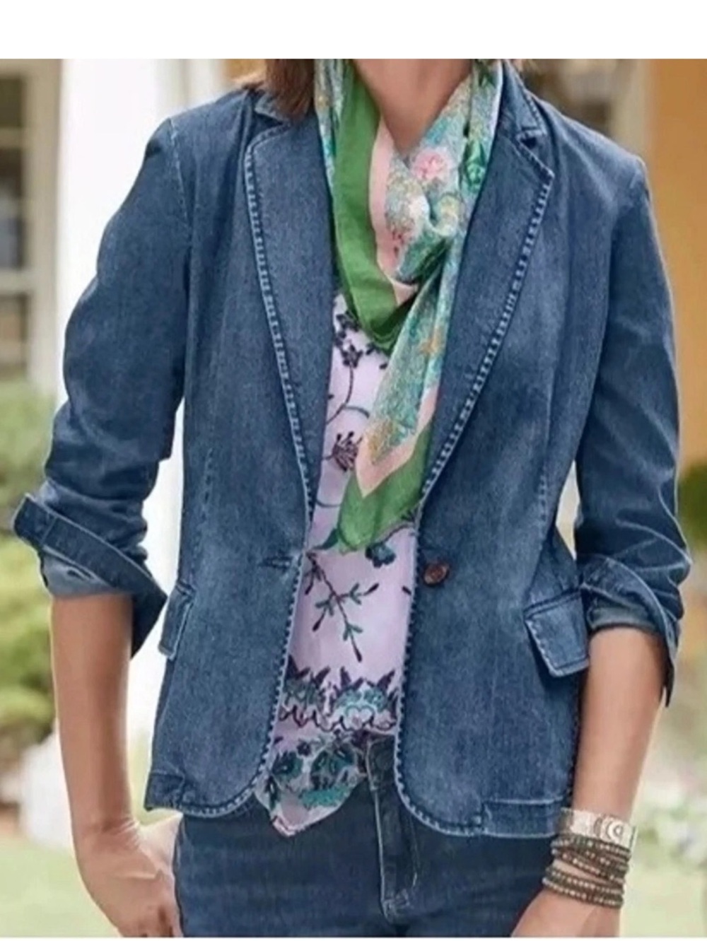 Sundance denim Tania Blazer - size 12